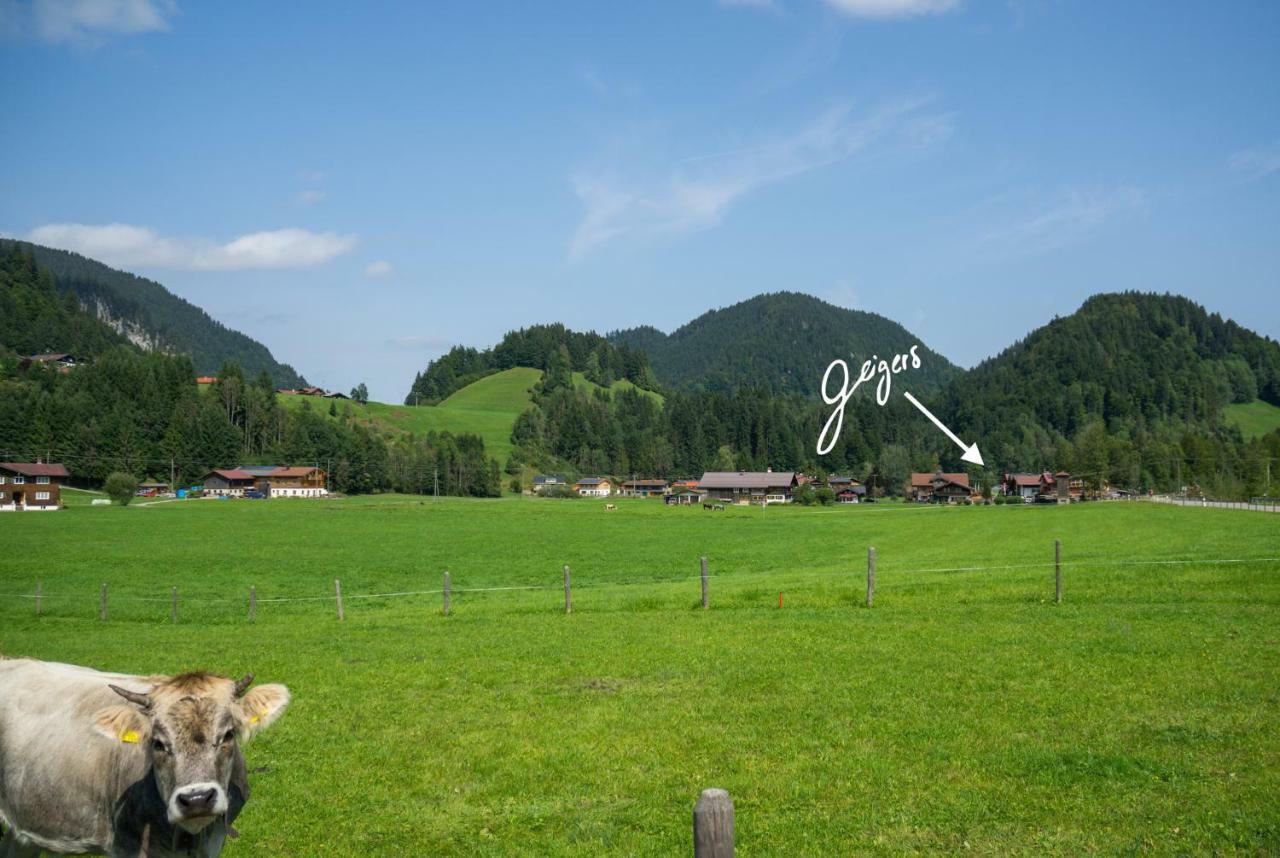 Geigers Ferienhaus Tiefenbach bei Oberstdorf Kültér fotó